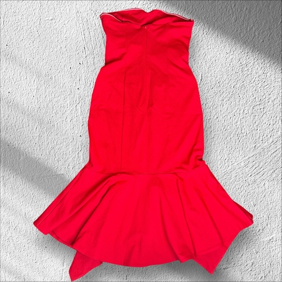 Chrissy Teigan X Revolve Medium Red Landon Dress Strapless NWT Sexy Hottie Date - Picture 3 of 12